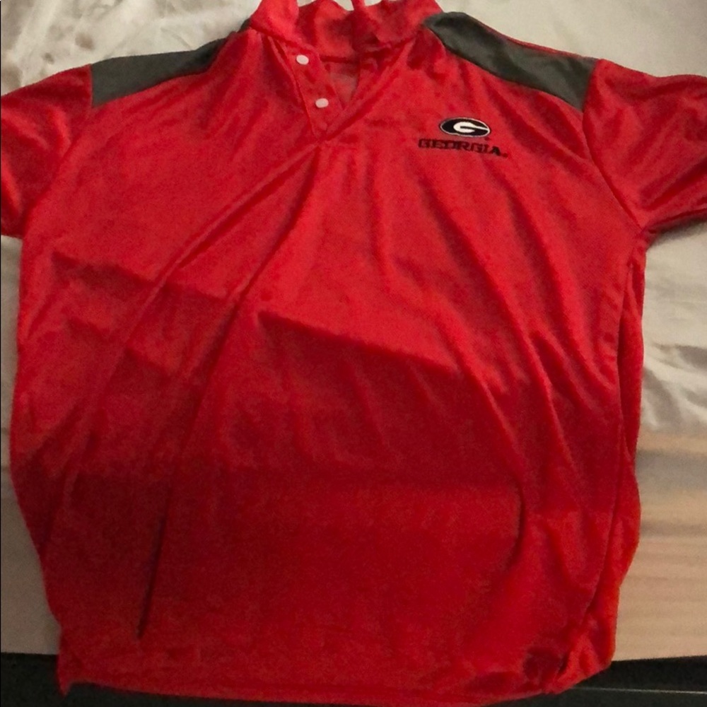 Red University of Georgia polo